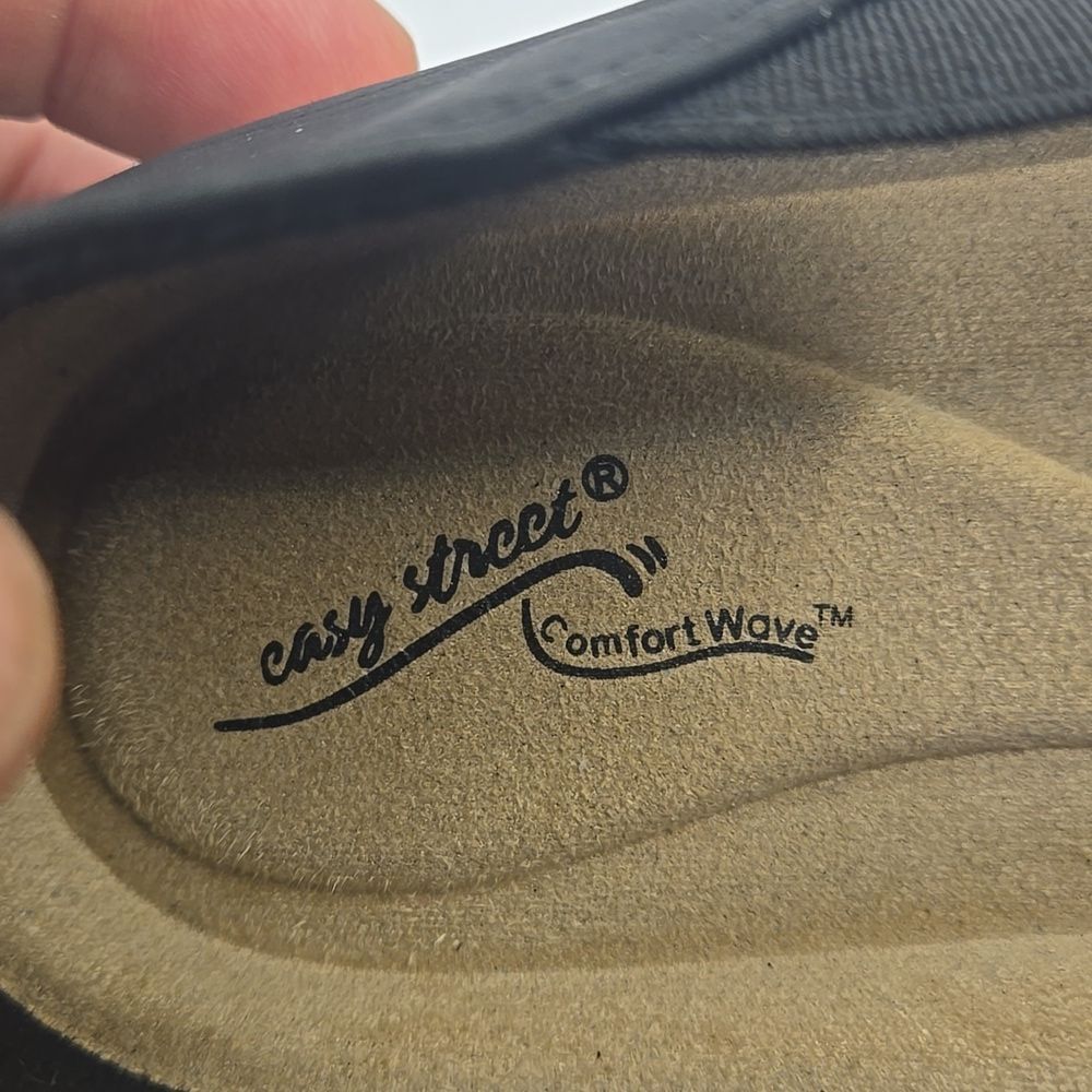 Easy Street Megafresh Comfort Slip-On Flat Shoes Sz 11 Comfy Support Walkers - Picture 11 of 12